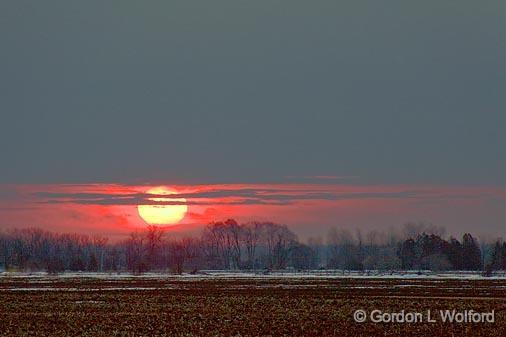 Clouded Sunrise_14917.jpg - Photographed at Ottawa, Ontario - the capital of Canada.